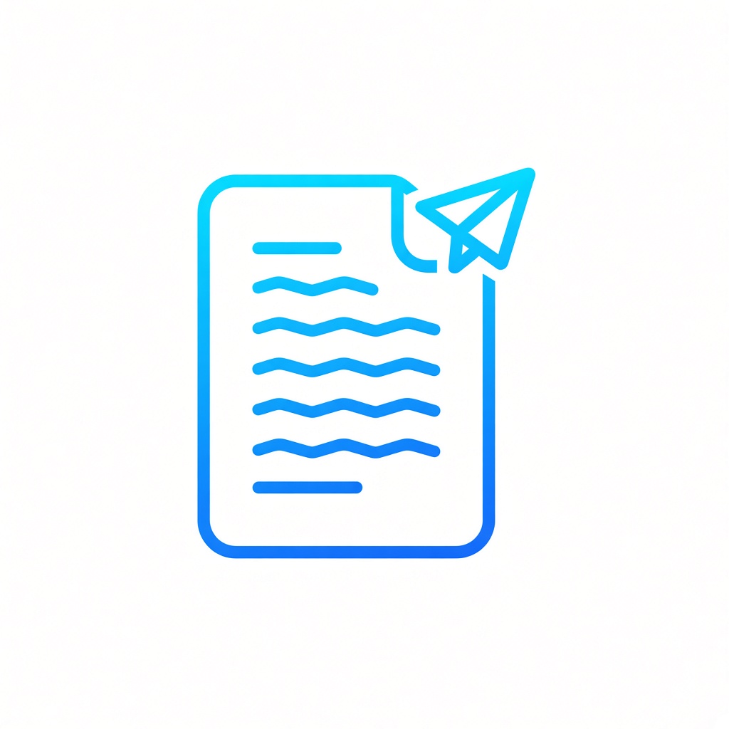 Application form sent in for a new merchant setup